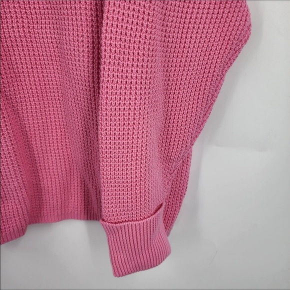 French Connection Waffle Knit Millie Mozart Slash Neck Sweater | SMALL | NWT - Picture 3 of 9